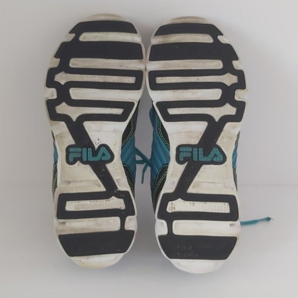 FILA | Women's DLS Foam Running Shoes Green Teal Black Size 8.5 - Picture 7 of 9